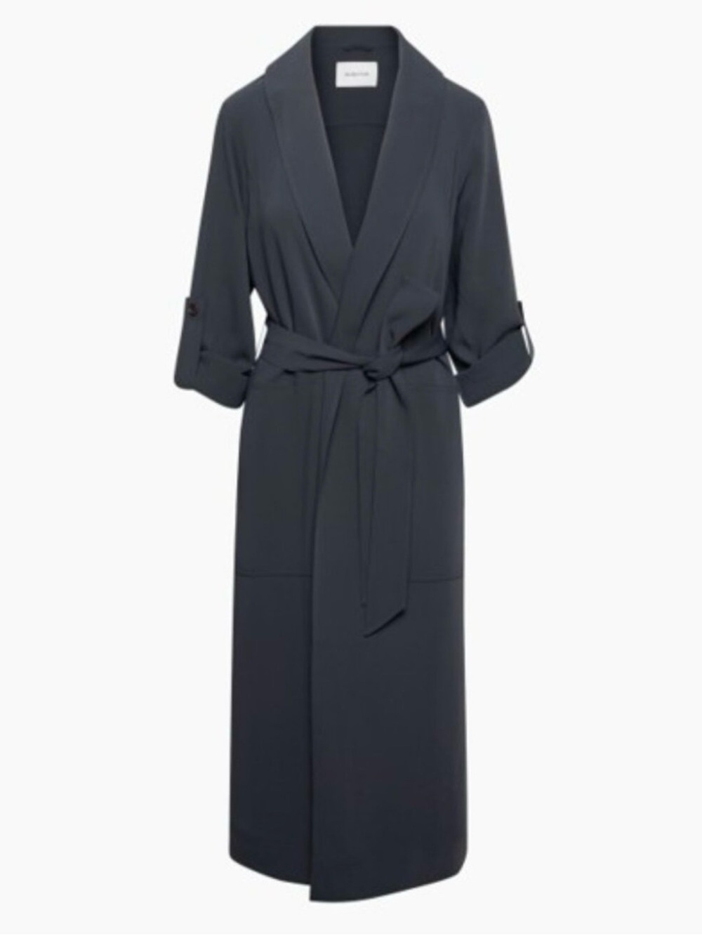Aritzia Babaton Lightweight Long Duster Jacket in Black